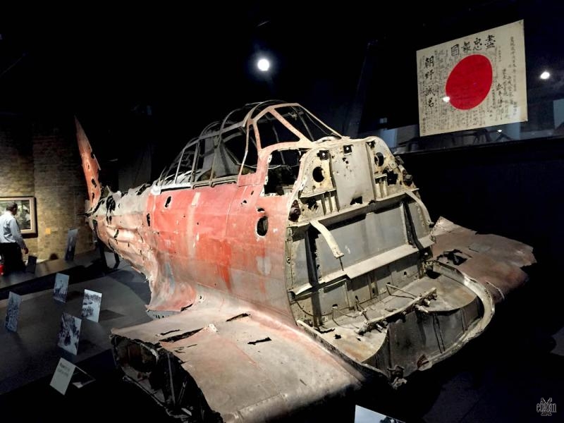Il relitto di un caccia giapponese Zero (photo etaoin/morv)