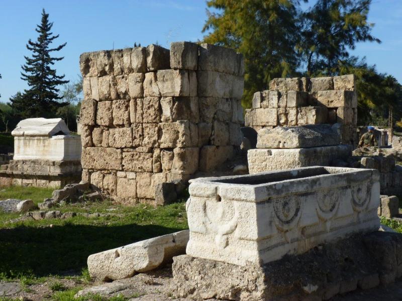 Il sito archeologico nel centro di Tiro 