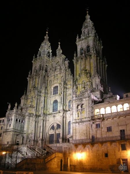 Santiago de Compostela, la cattedrale e l'arrivo del Cammino (photo etaoin/morv)