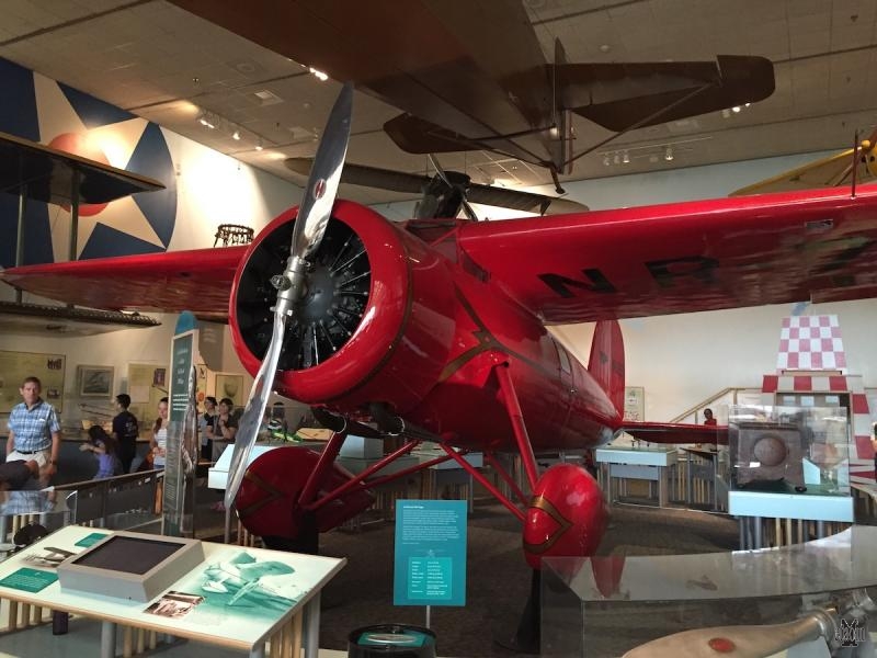 Il Lockeed rosso fuoco di Amelia Earhart  (photo etaoin/morv)