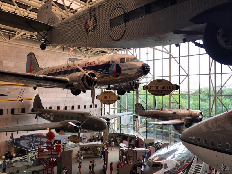 Il tributo all'aviazione civile Usa nel museo più frequentato degli Smithsonian  (photo etaoin/morv)