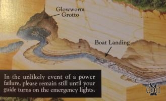 Il percorso delle Te Anau Gloworms Cave