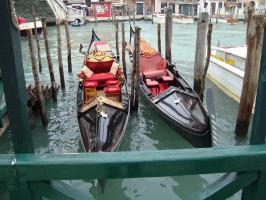 Gondole a Venezia (foto di Alessandra Ricco)